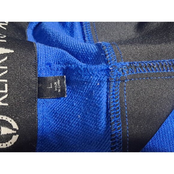 Kerrits Womens Pants Blue Equestrian Performance Riding Tights With Black Panels - Picture 2 of 11